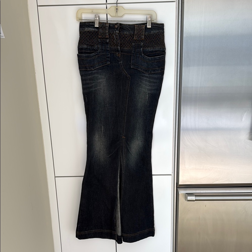 Just Cavalli Blue Flare Wide Leg Jeans